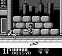 une photo d'Ã©cran de Double Dragon (Game Boy) sur Nintendo Game Boy